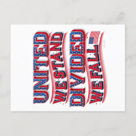 Einigkeit macht stark Postkarte