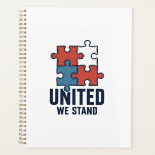 Einigkeit macht stark Puzzle-Teil Patriotes Shirt- Planer