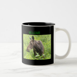Einjährige Elch-Tasse Zweifarbige Tasse