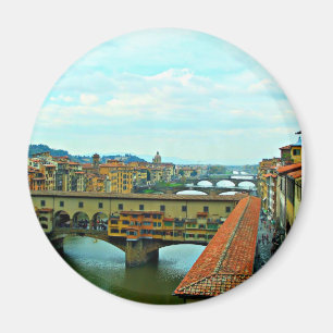 Einkaufsbrücke Florenz, Italien Magnet