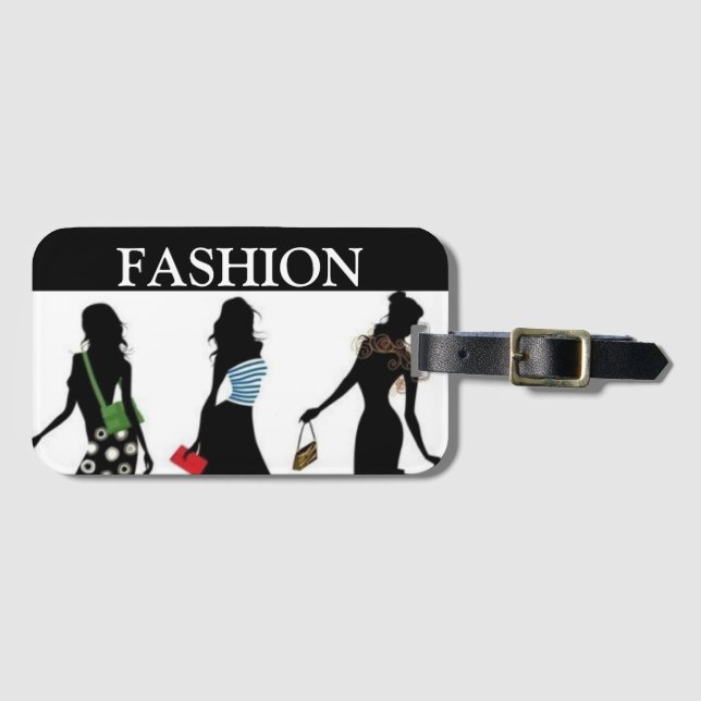 EINKAUFSGEPÄCKTAG GEPÄCKANHÄNGER (Vorderseite (Horizontal))