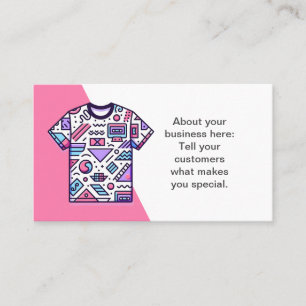 Einkaufskarte für den Verkäufer eines Tees Visitenkarte