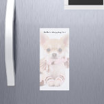 Einkaufsliste für Haustiere im benutzerdefinierten Magnetischer Notizblock<br><div class="desc">Personalisieren und fügen Sie Ihr Foto von Ihrem Haustier,  Hund. Das Foto hat ein weißes Overlay,  sodass Sie Ihre Schrift sehen können. Anpassen und Hinzufügen eines Textes.</div>