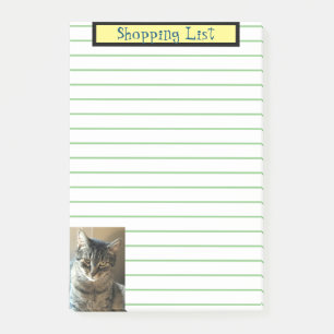 Einkaufsliste für Katzen Post-it Klebezettel