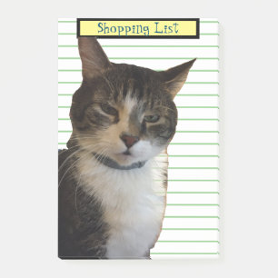 Einkaufsliste für Katzen Post-it Klebezettel