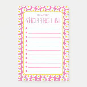 Einkaufsliste für moderne Milchprodukte Post-it Klebezettel