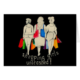 Einkaufsmädchen losgebunden