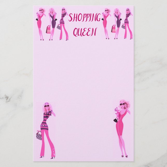 EINKAUFSQUEEN BRIEFPAPIER (Vorderseite)