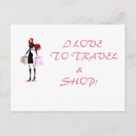 EINKAUFSQUEEN COLLECTION POSTCARD POSTKARTE