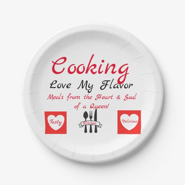 EINKAUFSQUEEN PAPPTELLER (Vorderseite)