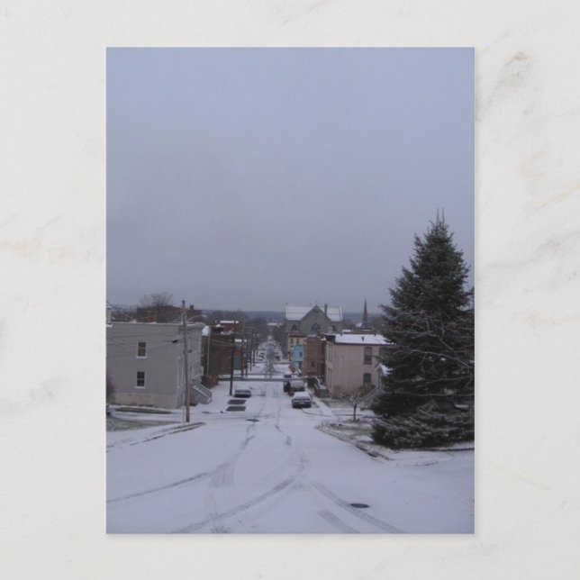 Einkaufsstraße Postkarte (Vorderseite)