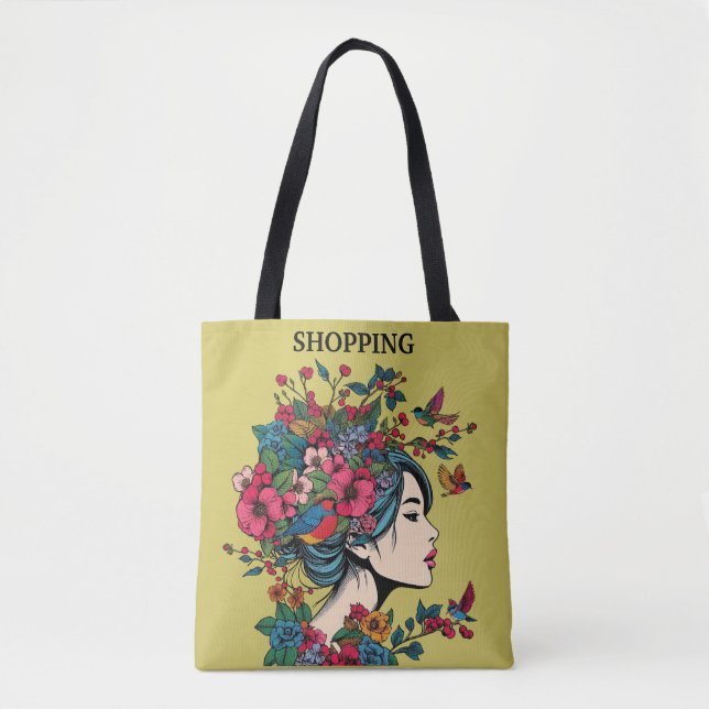 Einkaufstasche Art Print Var01 Tasche (Vorderseite)