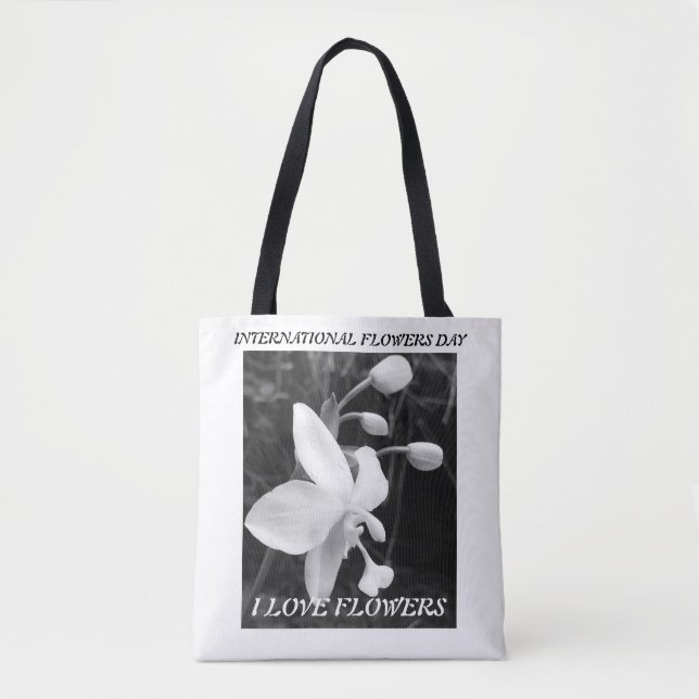 Einkaufstasche für Naturliebhaber oder Blume Tasche (Vorderseite)