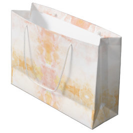 Einkaufstasche mit einem pastellfarbenen Aquarell- Große Geschenktüte