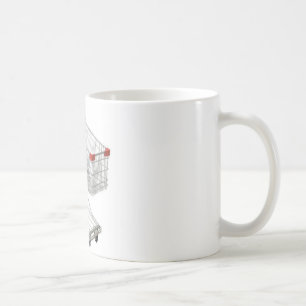 Einkaufswagen Kaffeetasse