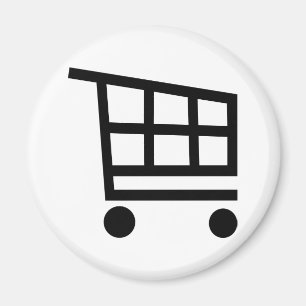 Einkaufswagen Magnet