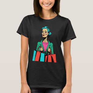 Einkaufswahnsinn Pop Shopping  Mama  2 T-Shirt