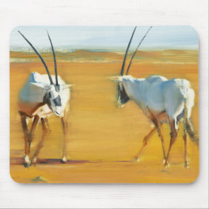 Einkreisender arabischer Oryx 2010 Mousepad