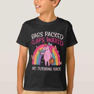 Einküten gepacktes Einhorn Lustiger unangebrachter T-Shirt