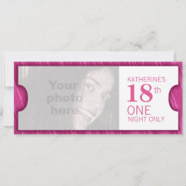 Einladen einer VIP 18. Geburtstagsparty Einladung