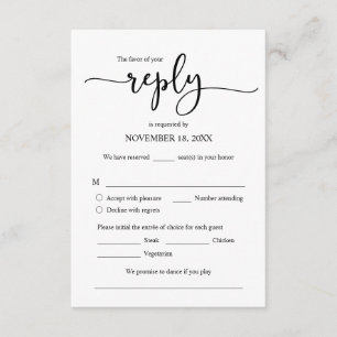 Einladende UAWG für Hochzeiten, Mahlzeiten Karte