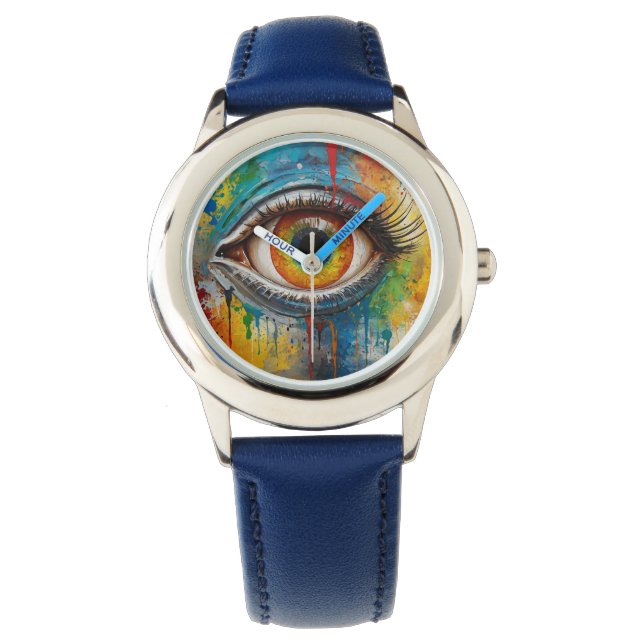 einladendes Auge Armbanduhr (Vorderseite)
