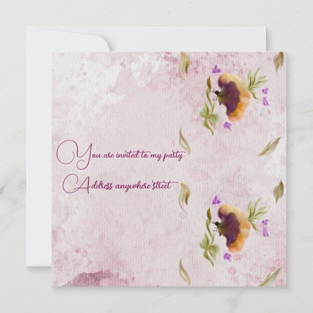 Einladung (Vorderseite)