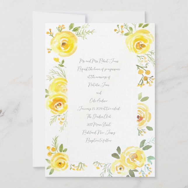 Einladung (Vorderseite)