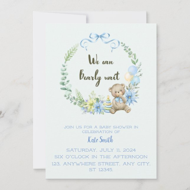 Einladung (Vorderseite)