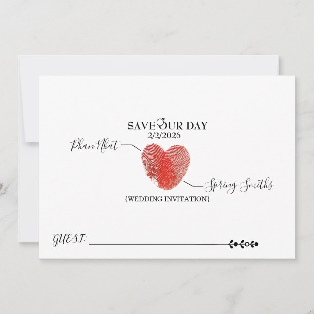 Einladung (Vorderseite)