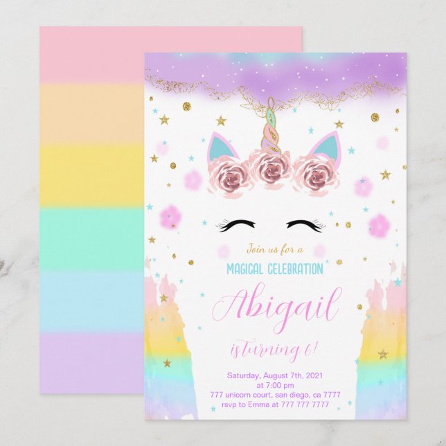 Einladung (Vorne/Hinten)