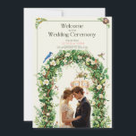 Einladung<br><div class="desc">Feiern Sie Liebe im zeitlosen Stil mit diesem eleganten Blumenkonzert. Mit einem romantischen Botanischen Kranz, sanften Naturtönen und einem hübsch gekleideten Ehepaar ist dieses Template der perfekte Set für Ihre Hochzeitsfeier. Es ist vollständig anpassbar und eignet sich ideal für eine warme und einladende Atmosphäre für Gäste in Ihrem Garten, rustikale...</div>