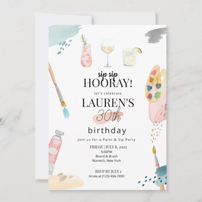 Einladung (Vorderseite)