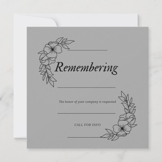 Einladung (Vorderseite)