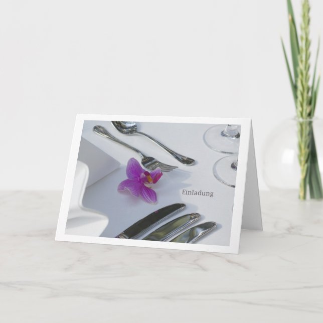 Einladung (Vorderseite)