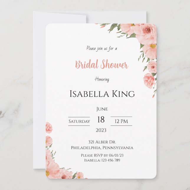 Einladung (Vorderseite)