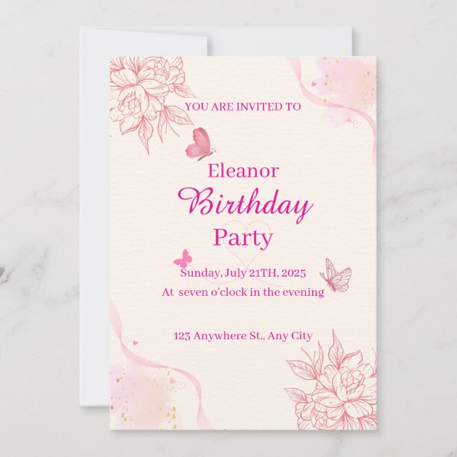 Einladung (Vorderseite)