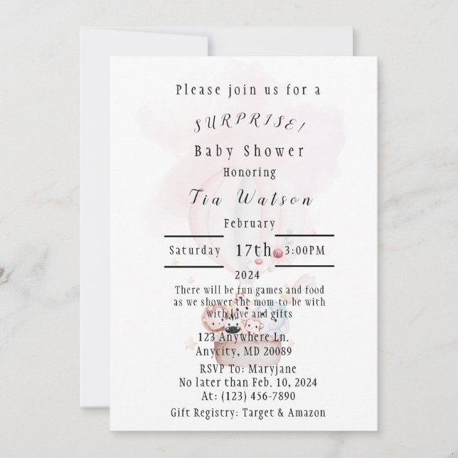 Einladung (Vorderseite)