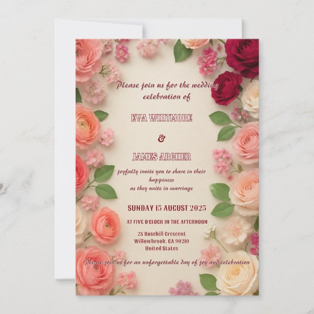 Einladung (Vorderseite)