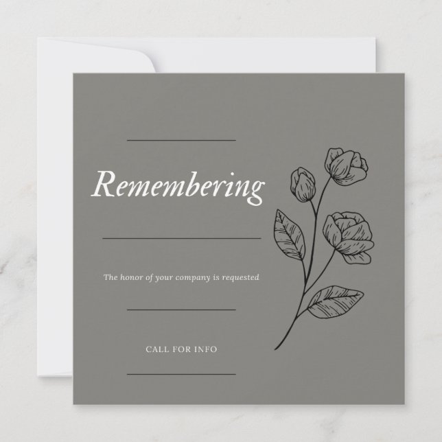 Einladung (Vorderseite)