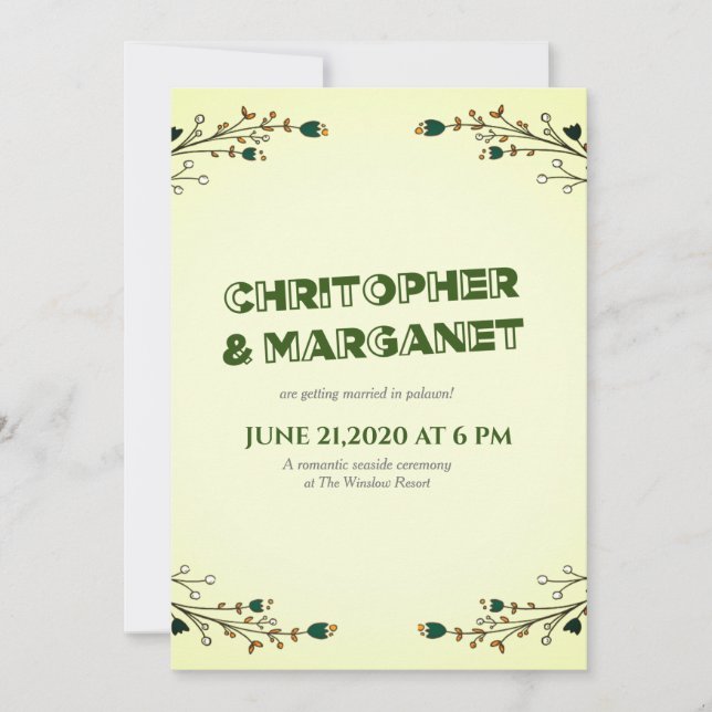 Einladung (Vorderseite)