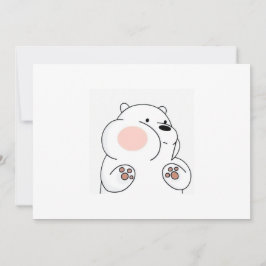 Einladung Adorable Blushing Bären