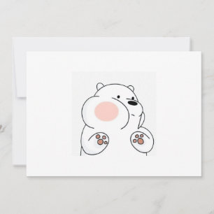 Einladung Adorable Blushing Bären