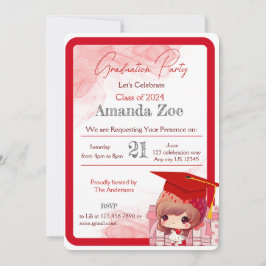 Einladung/Ankündigung der Absolventin Einladung