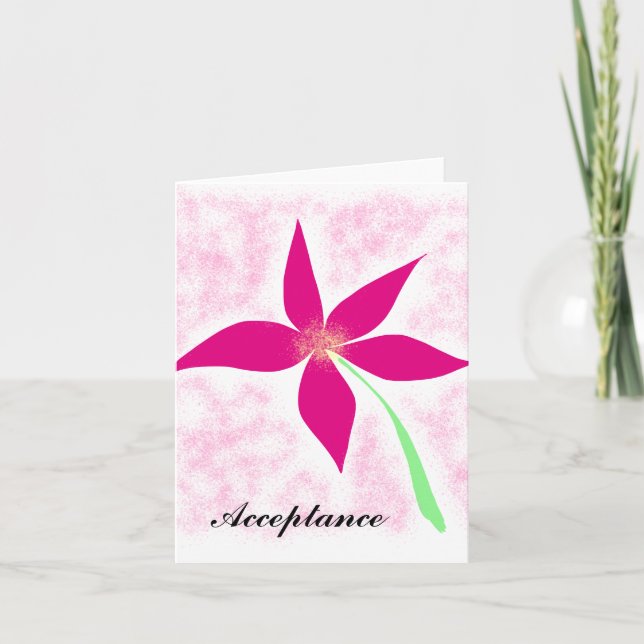 Einladung Annahme (Vorderseite)