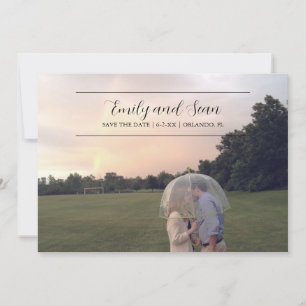 Einladung auf Hochzeitsebene Save the Date