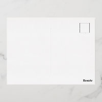 Einladung auf Postkarte