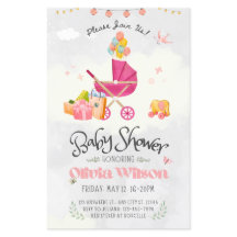 Einladung Babydusche, Baby