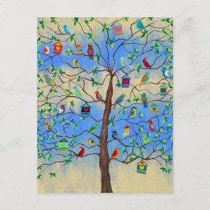 Einladung Bar Mitzvah Hochzeit Baum des Lebens Vög