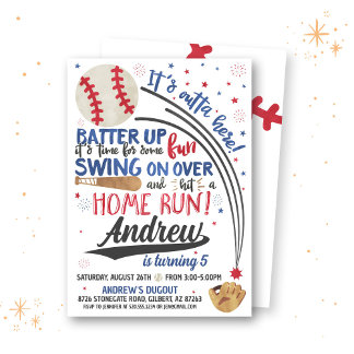 Einladung Baseball zum Geburtstag